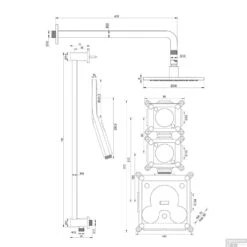 Regendoucheset Inbouw Brauer Gold Edition Thermostatisch 20cm Met Gebogen Wandarm, Glijstang En Handdouche 3-Standen Losse Stopkranen Geborsteld Goud 22 Regendoucheset Inbouw Brauer Gold Edition Thermostatisch 20cm Met Gebogen Wandarm, Glijstang En Handdouche 3-Standen Losse Stopkranen Geborsteld Goud -Hansgrohe Badkamerinterieur Winkel regendoucheset inbouw brauer gold edition thermostatisch 20cm wandarm handdouche goud tech