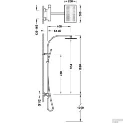 Regendoucheset Tres Slim Exclusive Opbouw Mengkraan Met Antikalk Handdouche Mat Wit -Hansgrohe Badkamerinterieur Winkel regendoucheset tres slim exclusive opbouw mengkraan met antikalk handdouche mat wit tech 1