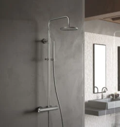 Hotbath Archie Complete Douche Opbouwset Archie Met Opbouw Thermostaat, Hoofd En Handdouche Rvs 316 SDS30IX OUTLET