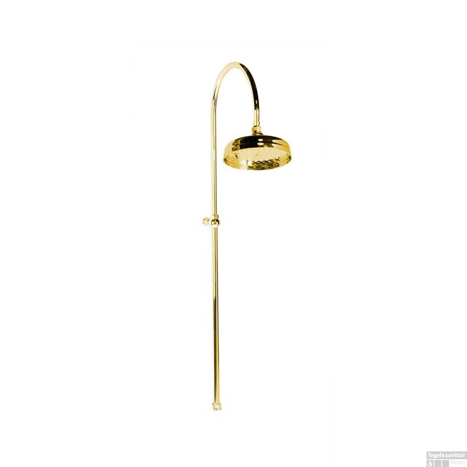 Regendouche Opbouwset Sapho Antea Retro Goud (exclusief Douchekraan)