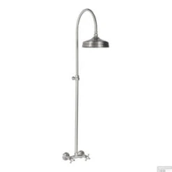 Regendouche Opbouwset Sapho Antea Retro Geborsteld RVS (exclusief Douchekraan) -Hansgrohe Badkamerinterieur Winkel set018 regendouche opbouwset sapho antea retro rvs exclusief douchekraan 1