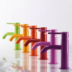 Wastafelmengkraan Tres Study Exclusive 17,5 Cm Hendel Rond Rood -Hansgrohe Badkamerinterieur Winkel study colors 54