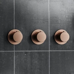 Thermostaatkraan Afbouwdeel Boss & Wessing Plus Geborsteld Koper