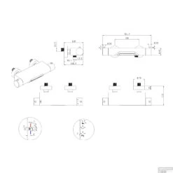 Thermostatische Badmengkraan Boss & Wessing Waterval Chroom 7 Thermostatische Badmengkraan Boss & Wessing Waterval Chroom -Hansgrohe Badkamerinterieur Winkel thermostatische badmengkraan boss wessing waterval chroom tech
