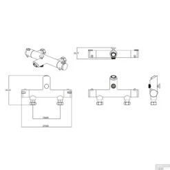 Thermostatische Badkraan Schutte London Chroom -Hansgrohe Badkamerinterieur Winkel thermostatische badmengkraan schutte london chroom tech