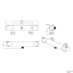 Thermostatische Douchekraan Schutte London Chroom -Hansgrohe Badkamerinterieur Winkel thermostatische douchemengkraan schutte london chroom tech