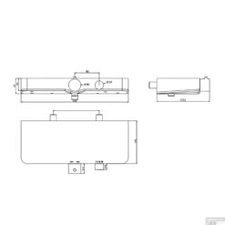 Thermostatische Douchekraan Schutte Ocean Met Planchet Chroom Wit -Hansgrohe Badkamerinterieur Winkel thermostatische douchemengkraan schutte ocean met planchet chroom wit tech