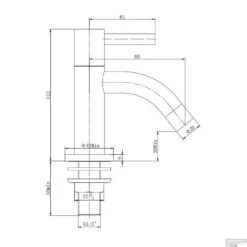 BWS Chepri Toiletkraan 1/2'' Chroom Met Keramisch Binnenwerk -Hansgrohe Badkamerinterieur Winkel toiletkraan 12 chroom chepri fonteinkraan 1