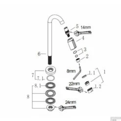 Toiletkraan XL Wiesbaden Victoria 1/2" Geborsteld Staal -Hansgrohe Badkamerinterieur Winkel toiletkraan xl wiesbaden victoria 12 geborsteld staal tech