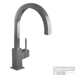 Keukenkraan Tres Cocina Gebogen Uitloop 20.5 Cm RVS