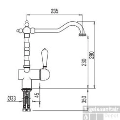 Tres Keukenkraan Retro Nostalgisch Staal 52434103