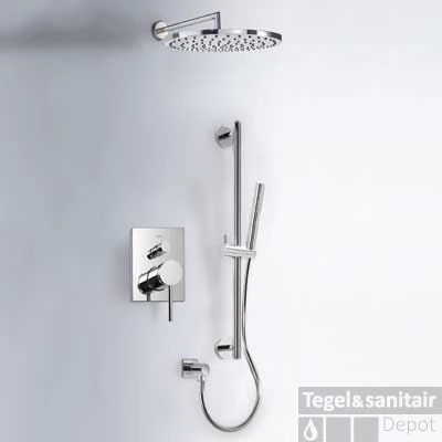 Tres Mono-Term Inbouw Doucheset Thermostatisch Chroom 06218007 3 Tres Mono-Term Inbouw Doucheset Thermostatisch Chroom 06218007