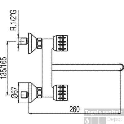 Tres Ese-23 Keukenkraan Chroom 123310 4 Tres Ese-23 Keukenkraan Chroom 123310 - Afbeelding 2