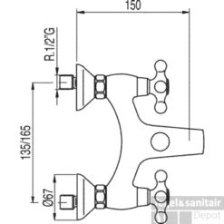 Tres Clasic-Tres Bad-Douchemengkraan 132774 Chroom