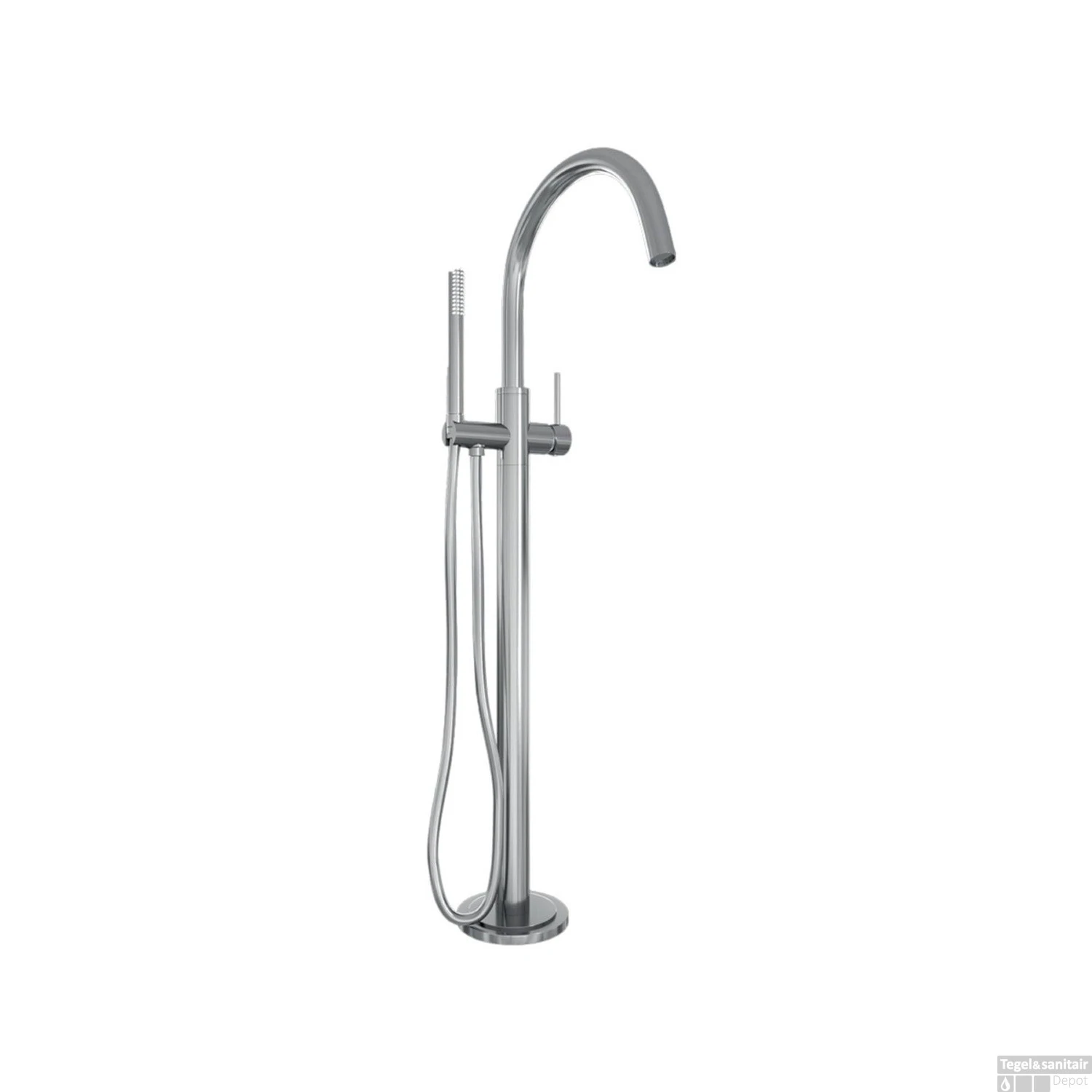 Vrijstaande Badkraan Brauer Chrome Met Handdouche Staafmodel Chroom 3 Vrijstaande Badkraan Brauer Chrome Met Handdouche Staafmodel Chroom