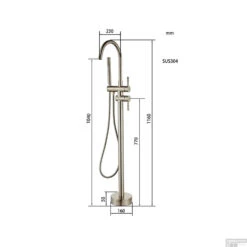 Vrijstaande Badkraan Boss & Wessing Exclusive Pro Met Mat Zwarte Handdoucheset RVS 7 Vrijstaande Badkraan Boss & Wessing Exclusive Pro Met Mat Zwarte Handdoucheset RVS -Hansgrohe Badkamerinterieur Winkel vrijstaande badkraan bws exclusive pro met handdoucheset rvs tech