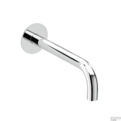 Wanduitloop Herzbach Living 24 Cm Ronde Rozetten Chroom