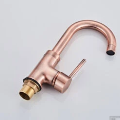 Wastafelkraan BWS Koper Met Hoge Uitloop Geborsteld Koper -Hansgrohe Badkamerinterieur Winkel wastafelkraan bws koper met hoge uitloop geborsteld koper 6