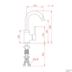 BWS Wastafelkraan | Draaibaar | Exclusive | RVS -Hansgrohe Badkamerinterieur Winkel wastafelkraan draaibaar bws exclusive eenhendel 304 rvs tec