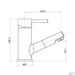 Wastafelkraan Opbouw Schütte Cornwall Eéngreepsmengkraan Met Uittrekbare Mousseur Geluidloos Chroom -Hansgrohe Badkamerinterieur Winkel wastafelkraan opbouw schutte cornwall 20150 tech