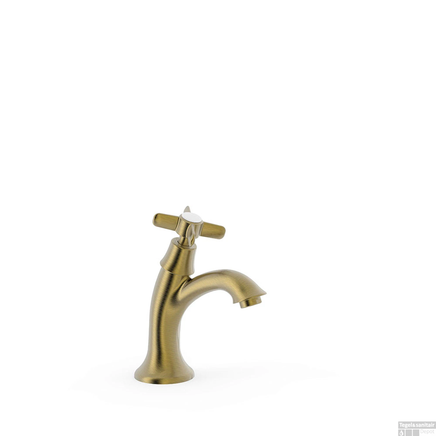 Wastafelkraan Tres Clasic 1 Waterleiding Of Voormengsysteem Verouderd Messing Mat