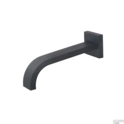 Baduitloop Wiesbaden Uitloop Vierkant 21,6 Cm Mat Zwart