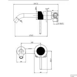 Wastafelkraan Wiesbaden Ribbd Inbouw Mengkraan Eenhendel Inclusief Afdekplaat Chroom -Hansgrohe Badkamerinterieur Winkel wastafelkraan wiesbaden ribbd inbouw mengkraan eenhendel inclusief afdekplaat chroom 29.5330 tech