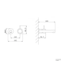 Wastafelmengkraan Boss & Wessing Exclusive 18.5 Cm 1-hendel Chroom -Hansgrohe Badkamerinterieur Winkel wastafelmengkraan boss wessing exclusive 18.5 cm 1 hendel chroom 1630.29 1