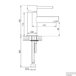 Wastafelmengkraan Brauer Black Edition Coldstart Opbouw Laag Korte Platte Hendel Mat Zwart 7 Wastafelmengkraan Brauer Black Edition Coldstart Opbouw Laag Korte Platte Hendel Mat Zwart -Hansgrohe Badkamerinterieur Winkel wastafelmengkraan brauer black hd4 coldstart mat zwart tech