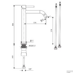 Wastafelmengkraan Differnz Hoog Gebogen Chroom -Hansgrohe Badkamerinterieur Winkel wastafelmengkraan differnz hoog gebogen chroom tech