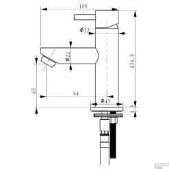 Wastafelmengkraan Differnz Recht Goud -Hansgrohe Badkamerinterieur Winkel wastafelmengkraan differnz recht goud tech