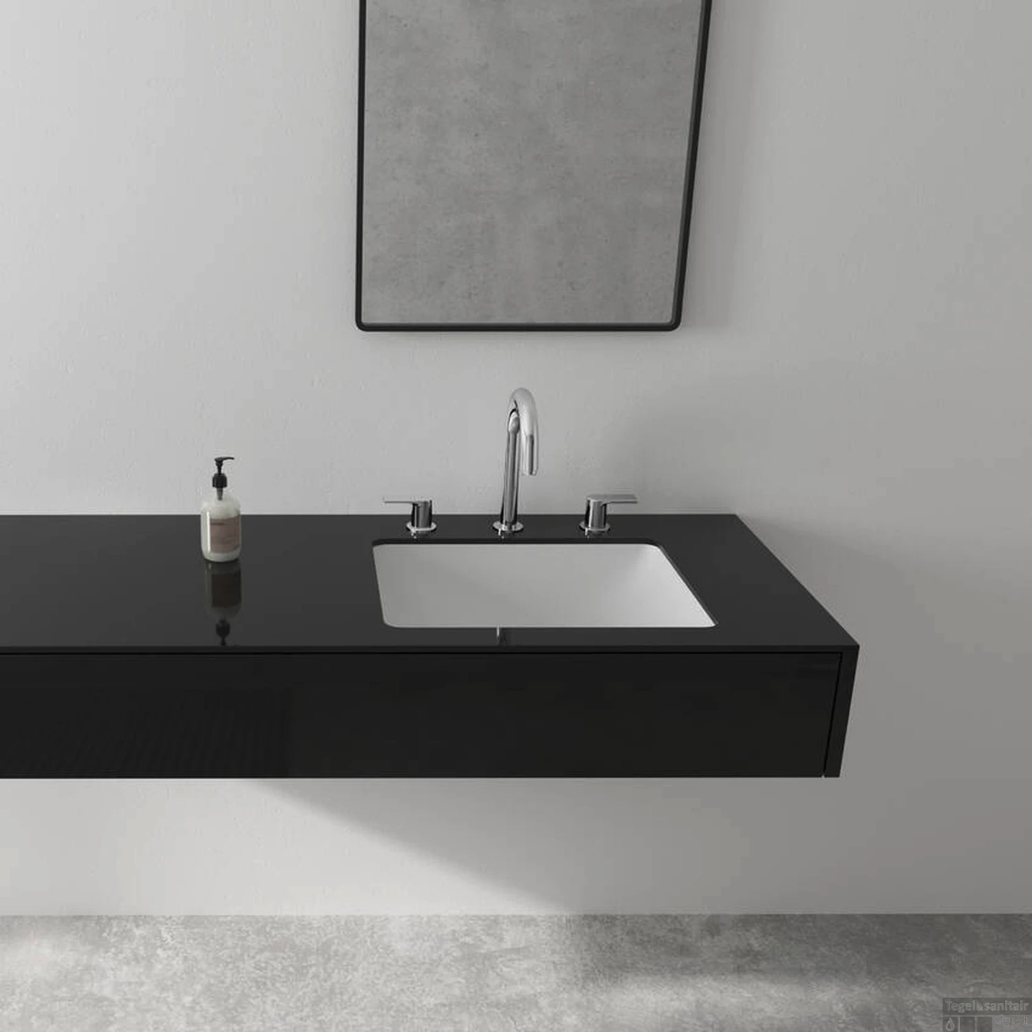 Wastafelmengkraan HansGrohe Vernis Shape 3-Gats Met Trekwaste Chroom 5 Wastafelmengkraan HansGrohe Vernis Shape 3-Gats Met Trekwaste Chroom - Afbeelding 3