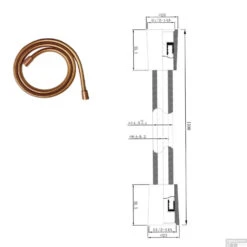 Wiesbaden Badkraan Inbouw Set Caral 01 Geborsteld Koper -Hansgrohe Badkamerinterieur Winkel wiesbaden badkraan inbouw set caral 01 geborsteld koper tech3