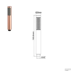 Wiesbaden Badkraan Inbouw Set Caral 01 Geborsteld Koper -Hansgrohe Badkamerinterieur Winkel wiesbaden badkraan inbouw set caral 01 geborsteld koper tech4