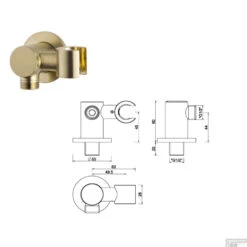 Wiesbaden Badkraan Inbouw Set Caral 01 Geborsteld Messing -Hansgrohe Badkamerinterieur Winkel wiesbaden badkraan inbouw set caral 01 geborsteld messing tech2
