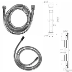Wiesbaden Inbouw Regendouche Set 03 Caral Plafonduitloop Met Glijstang Chroom -Hansgrohe Badkamerinterieur Winkel wiesbaden inbouw regendouche set 03 caral plafonduitloop met glijstang chroom 5