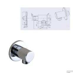 Wiesbaden Inbouw Regendouche Set 03 Caral Plafonduitloop Met Glijstang Chroom -Hansgrohe Badkamerinterieur Winkel wiesbaden inbouw regendouche set 03 caral plafonduitloop met glijstang chroom 8