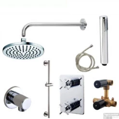 Wiesbaden Inbouw Regendouche Set 04 Cross Chroom 9 Wiesbaden Inbouw Regendouche Set 04 Cross Chroom -Hansgrohe Badkamerinterieur Winkel wiesbaden inbouw regendouche set 04 cross chroom shop