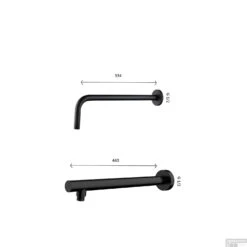 Wiesbaden Inbouw Regendouche Set 07 Caral Met Glijstang Mat Zwart -Hansgrohe Badkamerinterieur Winkel wiesbaden inbouw regendouche set 07 caral met glijstang mat zwart 6