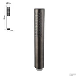 Wiesbaden Regendouche Caral | Rechthoek | Muuruitloop | Gunmetal PVD Coating | Inbouw | Incl.Inbouwdelen -Hansgrohe Badkamerinterieur Winkel wiesbaden inbouw regendouche set caral rechthoek muuruitloop gunmetal 8