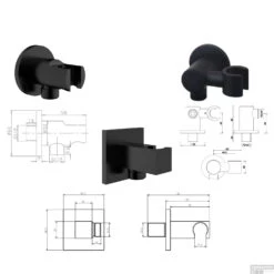 Wiesbaden Inbouw Regendouche Set Caral Rond Plafonduitloop Mat Zwart -Hansgrohe Badkamerinterieur Winkel wiesbaden inbouw regendouche set caral rond plafonduitloop mat zwart 7